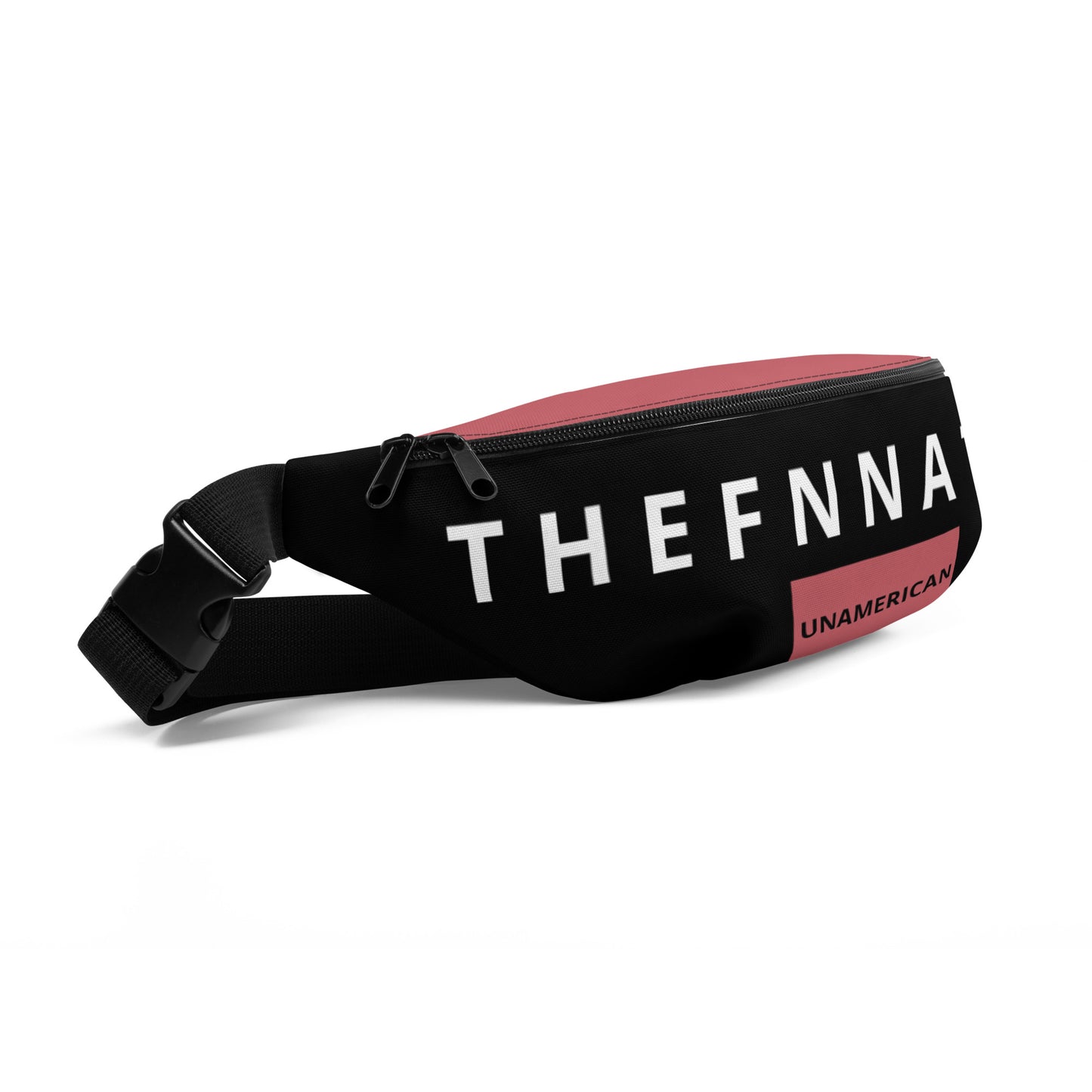 FN UNAMERICAN UNISEX: LAX Waist Bag (black/mandy)