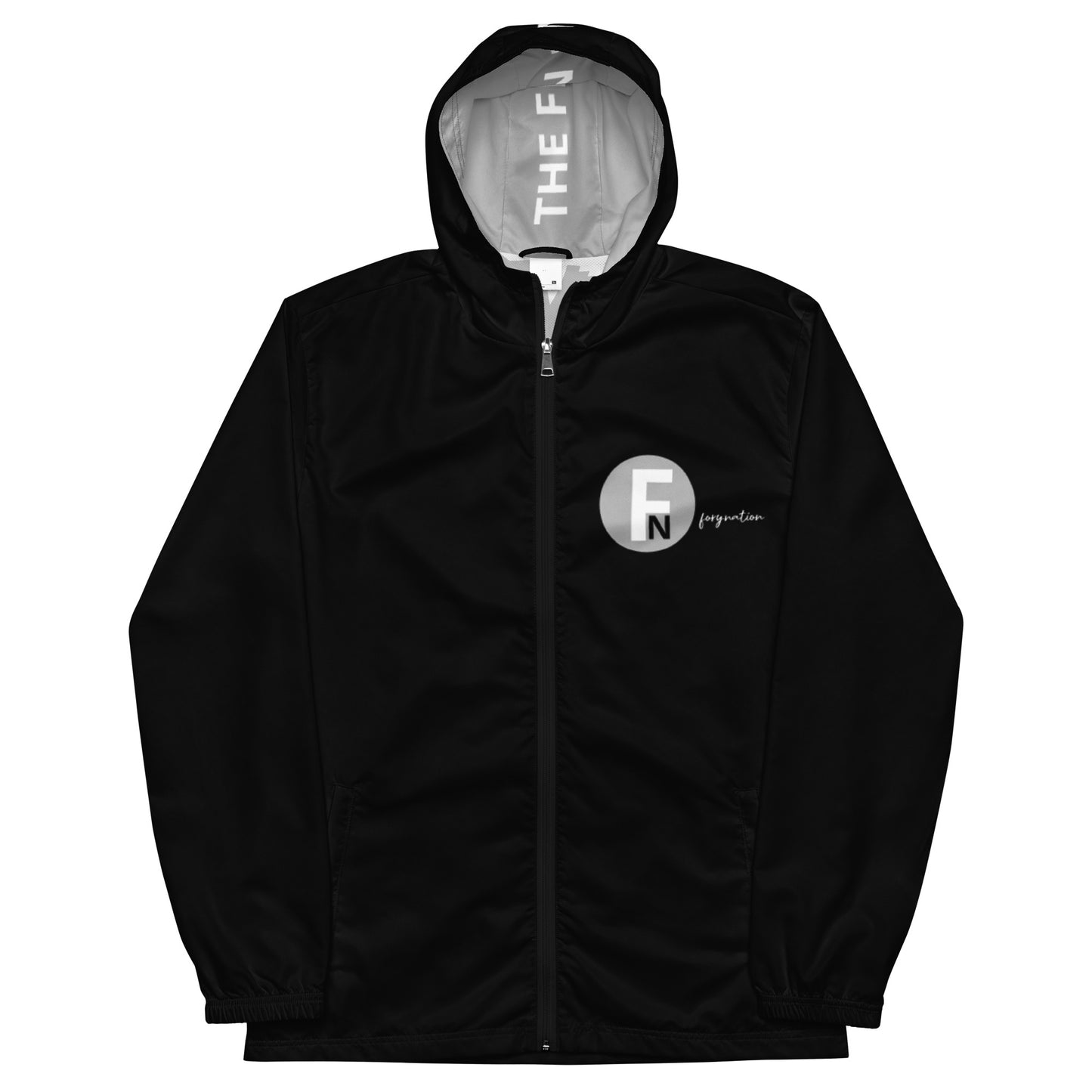 FN UNAMERICAN MEN'S: LAX Windbreaker (black/silver)