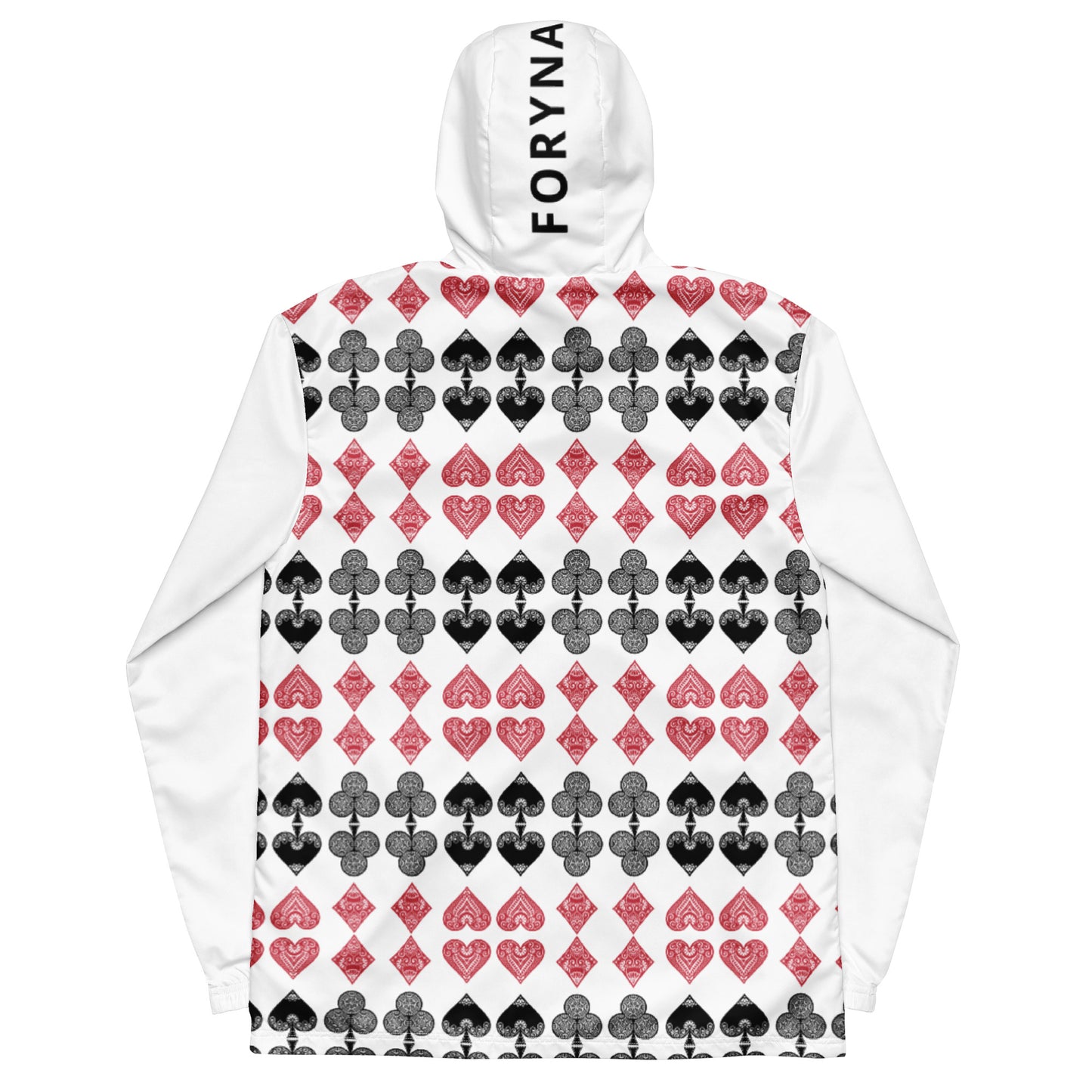 FN UNAMERICAN MEN'S: Gamble Bandana Windbreaker (white)