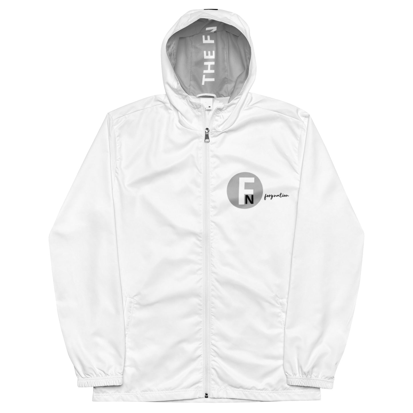 FN UNAMERICAN MEN'S: LAX Windbreaker (white/silver)
