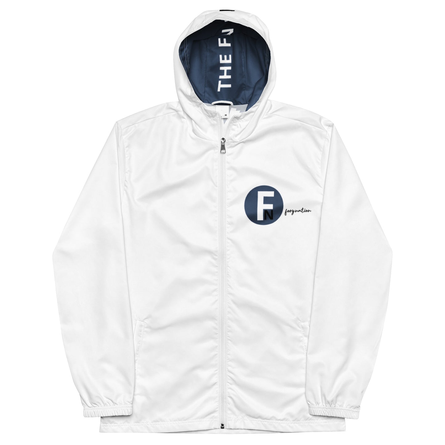 FN UNAMERICAN MEN'S: LAX Windbreaker (white/cello)
