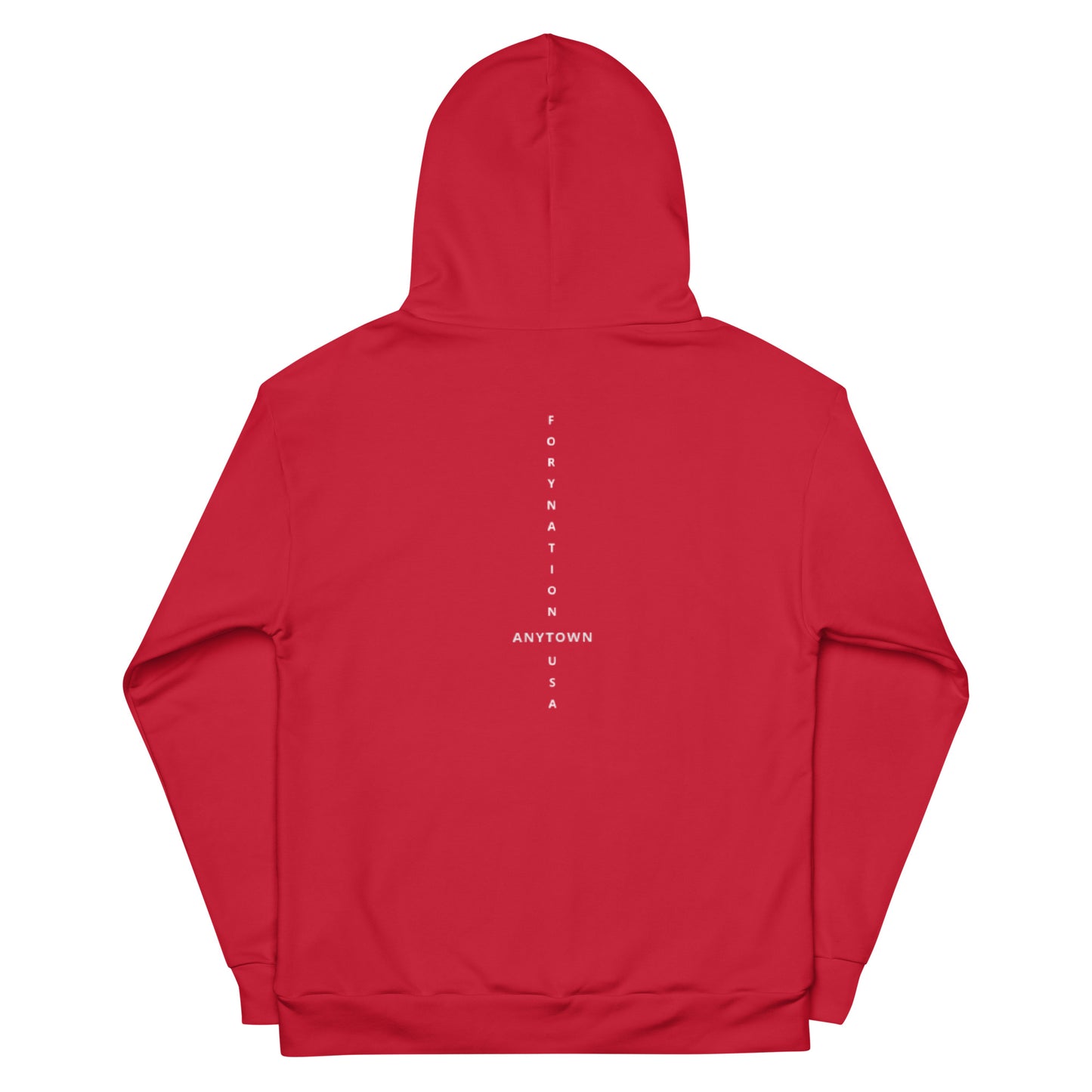 FN BASICS UNISEX: Citizens Hoodie (red)