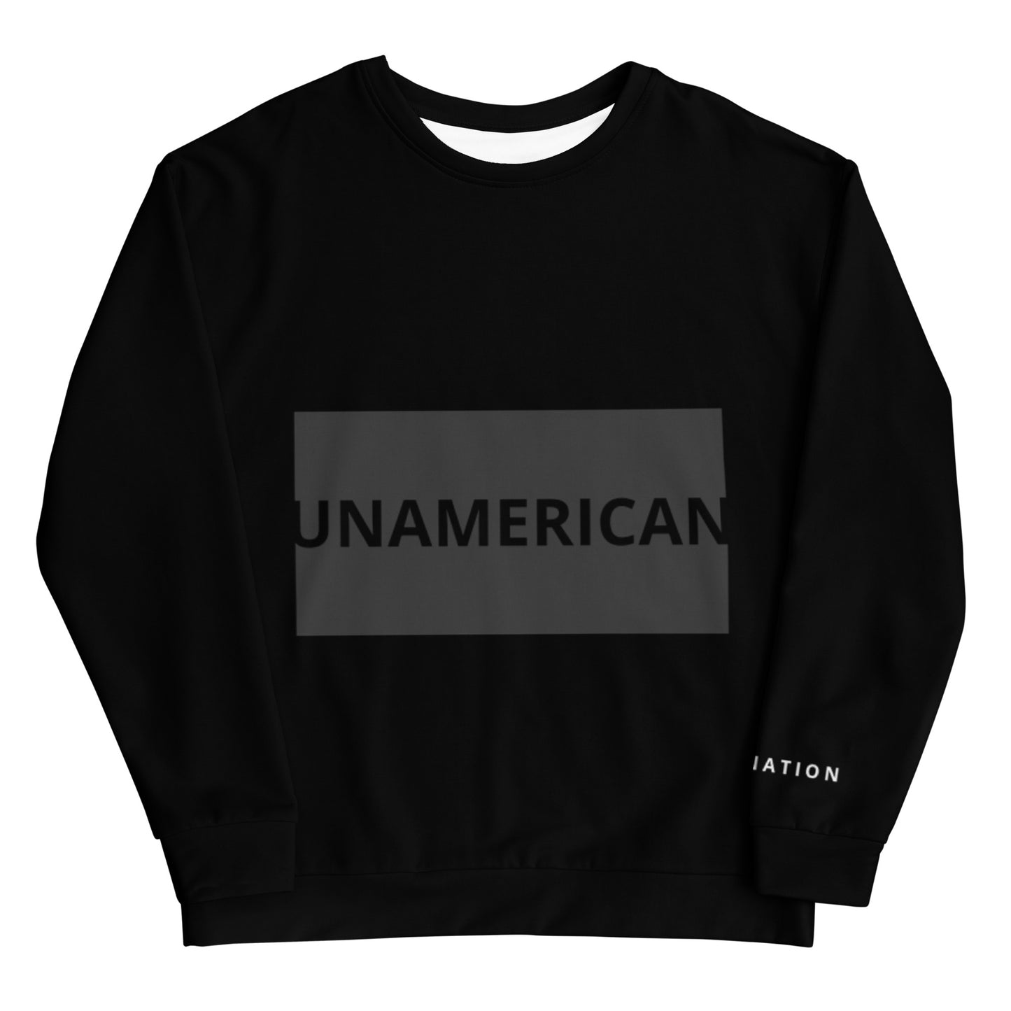 FN UNAMERICAN UNISEX: LAX Sweatshirt (black/eclipse)
