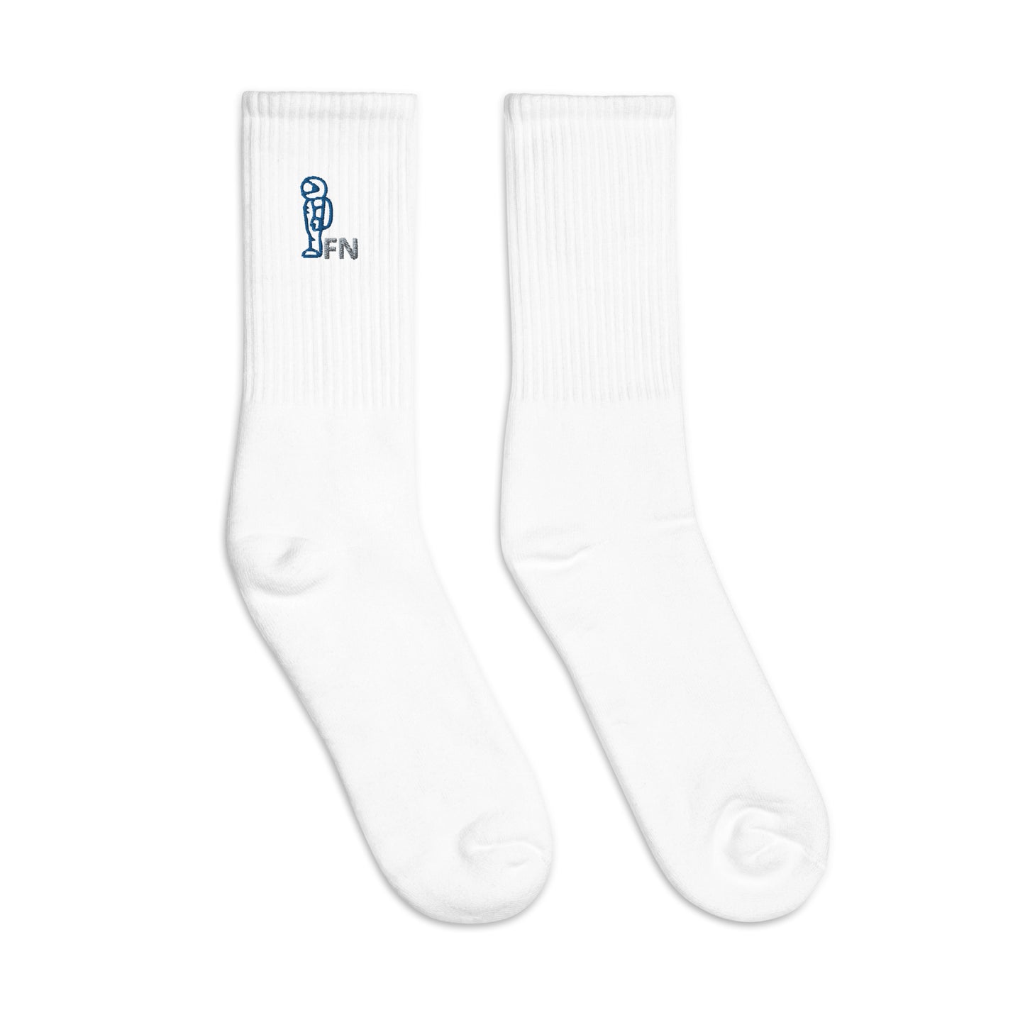 FN UNDERWEAR UNISEX: Unamerican Astro Embroidered Socks (royal)