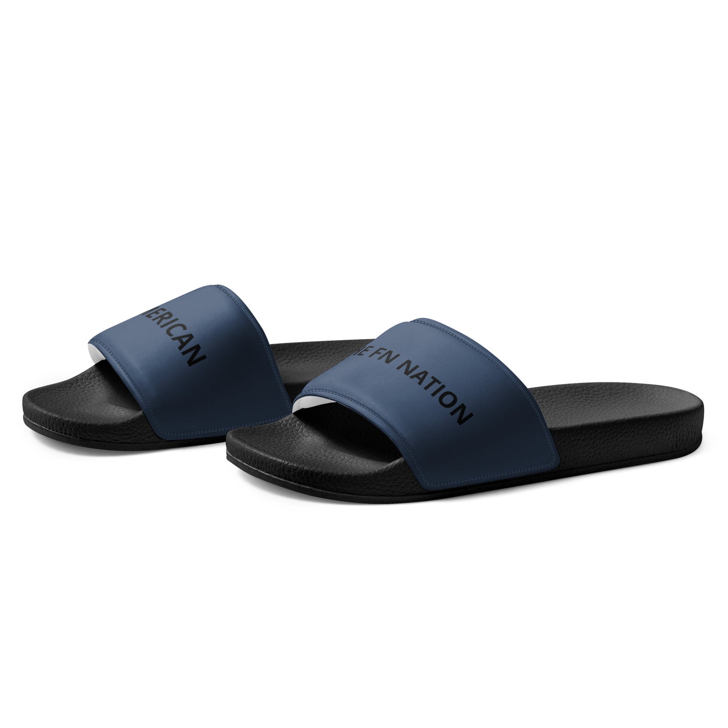 FN UNAMERICAN MEN'S: LAX Slides (black/cello)