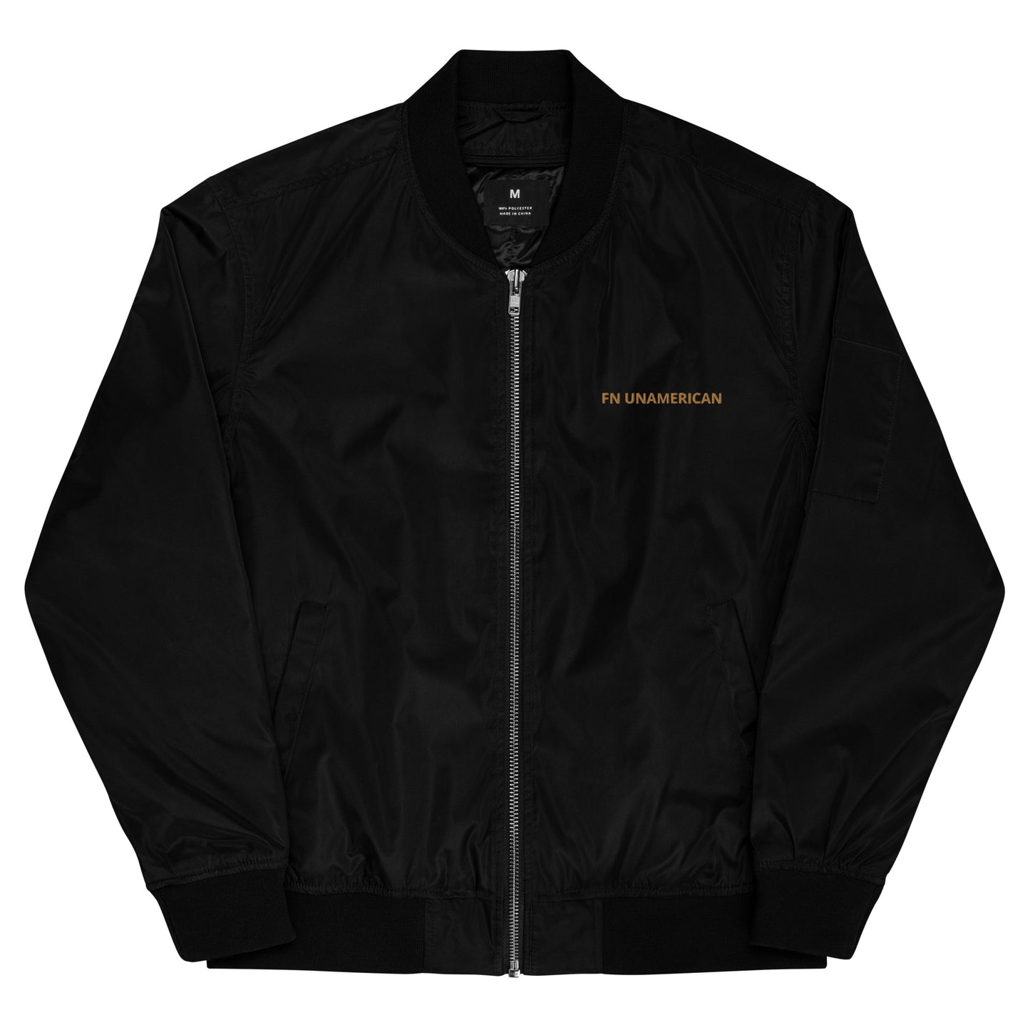 FN UNAMERICAN MEN'S: Pseudo Premium Bomber Jacket (gold)