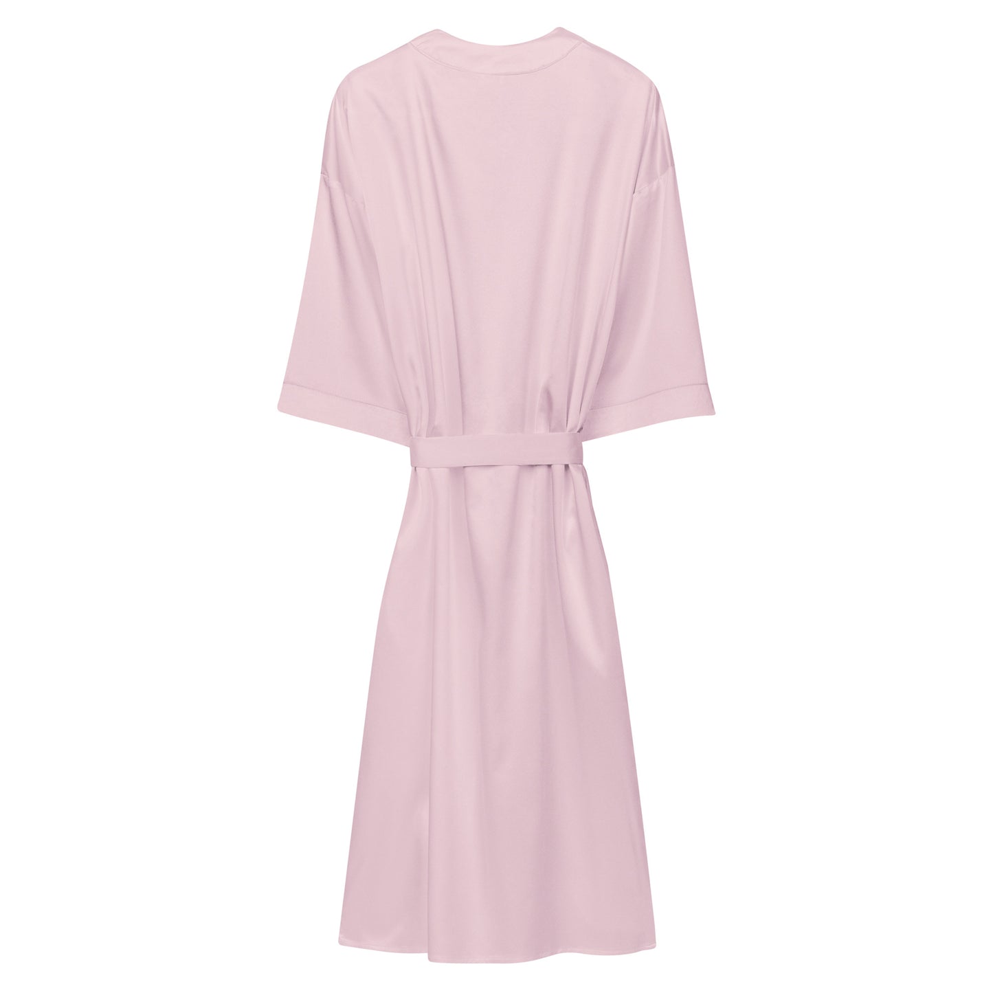 FN SLEEPWEAR WOMEN'S: Signature Satin Robe (light pink) embroidered