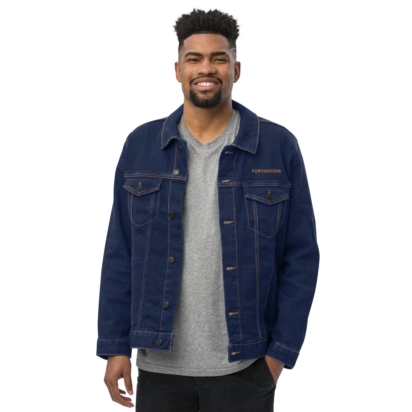 FN UNAMERICAN UNISEX: Classic Denim Jacket (denim)