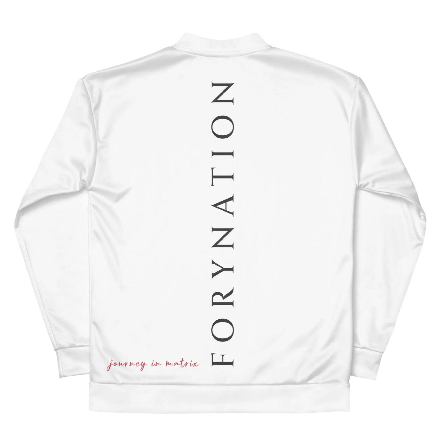 FN BASICS UNISEX: Journey Bomber Jacket (white)