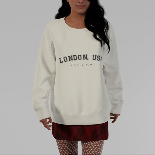 FN WOMEN'S- London USA Sweatshirt (cream)