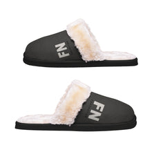 Load image into Gallery viewer, FN WOMEN&#39;S SLEEPWEAR: Plush Slippers (eclipse)
