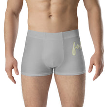 Load image into Gallery viewer, FORYNATION BASICS UNDERWEAR: SILVER BOXER BRIEFS
