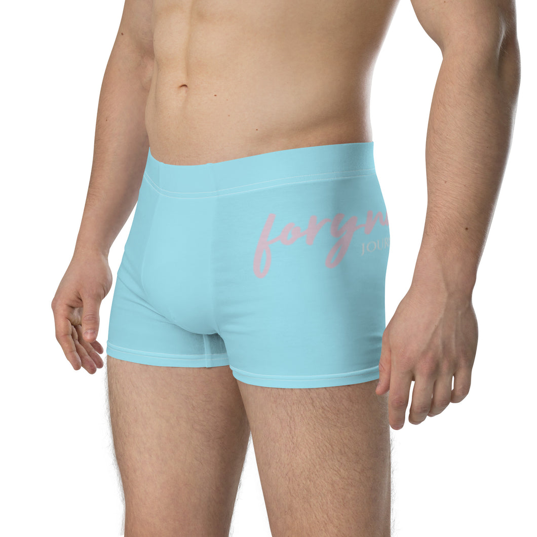 FORYNATION BASICS UNDERWEAR: BLIZZARD BLUE BOXER BRIEFS