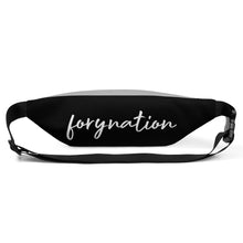 Load image into Gallery viewer, FN UNAMERICAN UNISEX: Waist Bag (black/silver)
