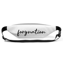 Load image into Gallery viewer, FN UNAMERICAN UNISEX: Waist Bag (white/silver)
