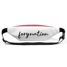 Load image into Gallery viewer, FN UNAMERICAN UNISEX: Waist Bag (white/mandy)
