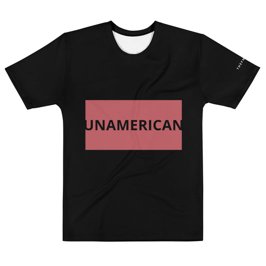 FN UNAMERICAN MEN'S: LAX Tee (black/mandy)