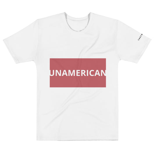 FN UNAMERICAN MEN'S: LAX Tee (white/mandy)