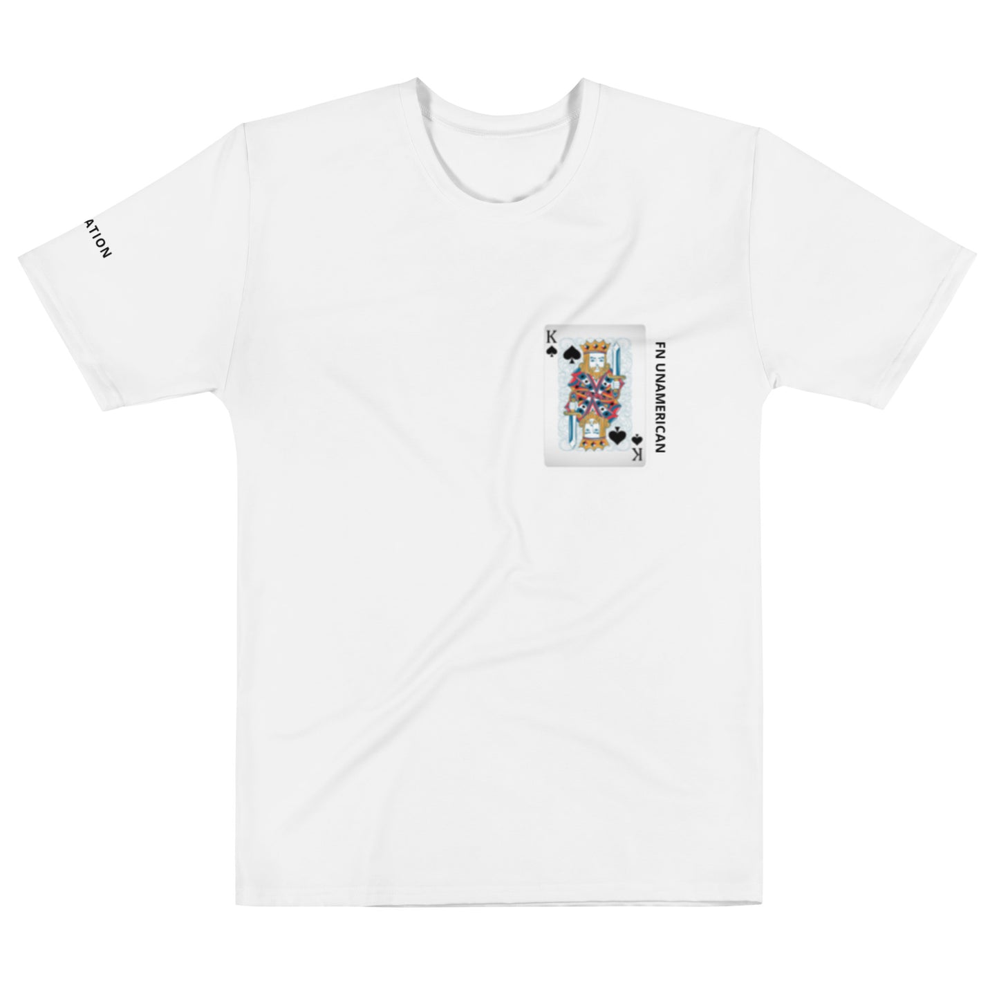 FN UNAMERICAN MEN'S: Gamble Tee (white)