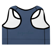 Load image into Gallery viewer, FORYNATION- UNAMERICAN WOMEN&#39;S: BLUES SPORTS BRA
