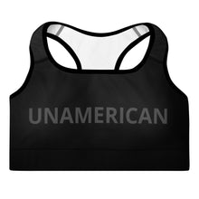 Load image into Gallery viewer, FORYNATION- UNAMERICAN WOMEN&#39;S: BLACKOUT SPORTS BRA
