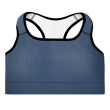 Load image into Gallery viewer, FORYNATION- UNAMERICAN WOMEN&#39;S: BLUES SPORTS BRA
