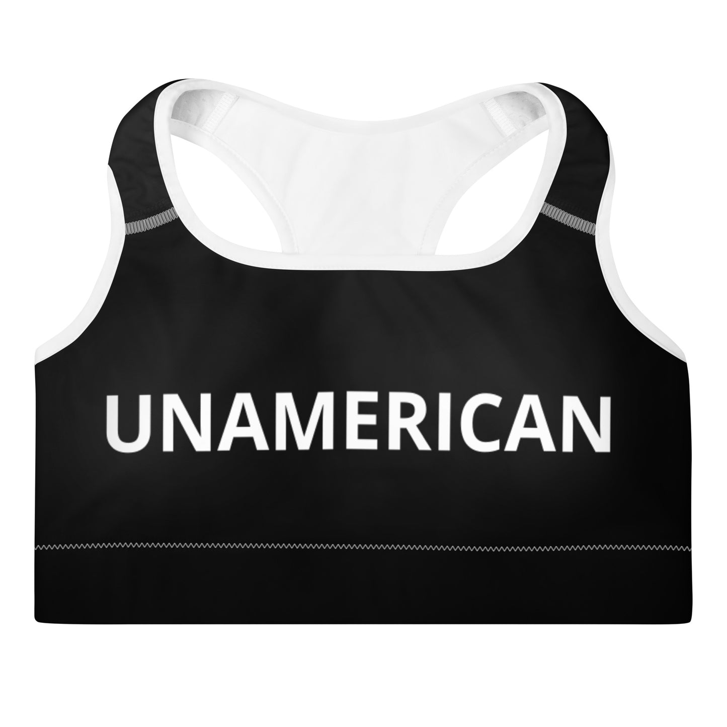 FN WOMEN'S SPORTS: Unamerican Sports Bra (black/white)