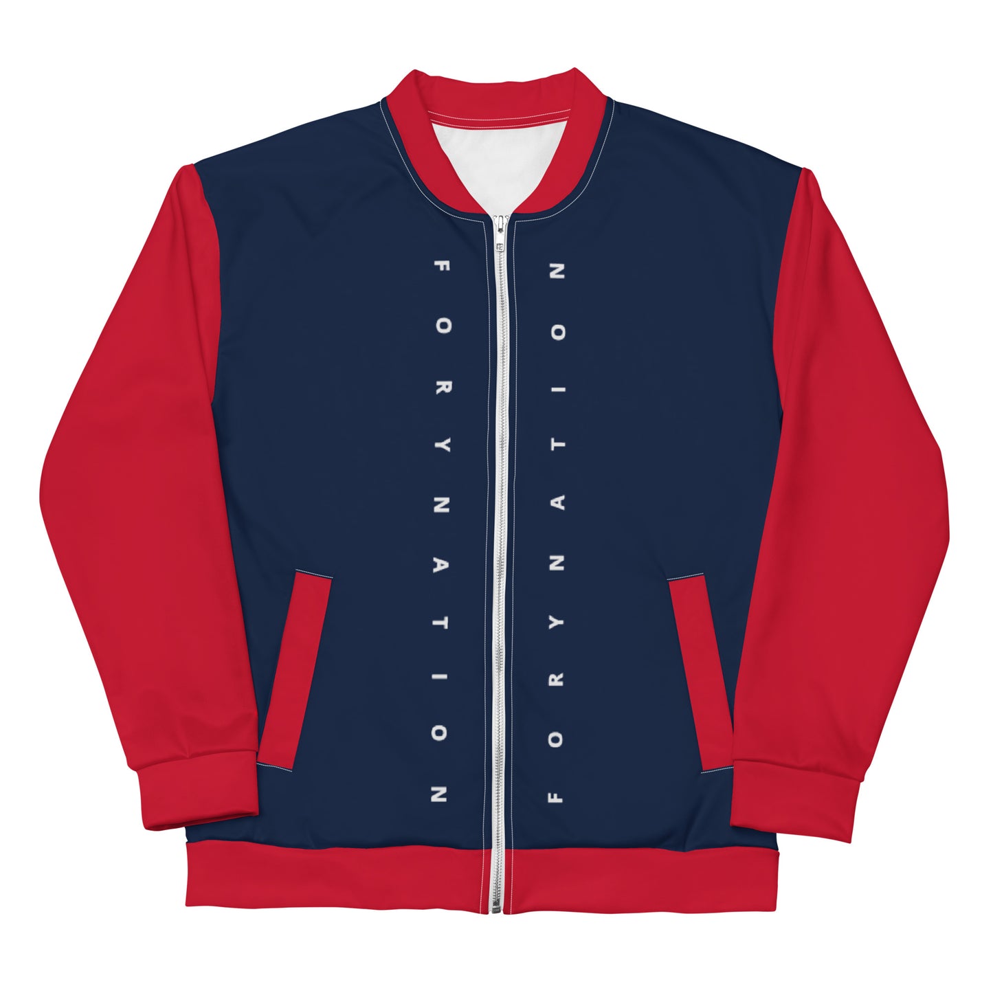 FN UNISEX: Citizens Duality Bomber Jacket (red/navy)