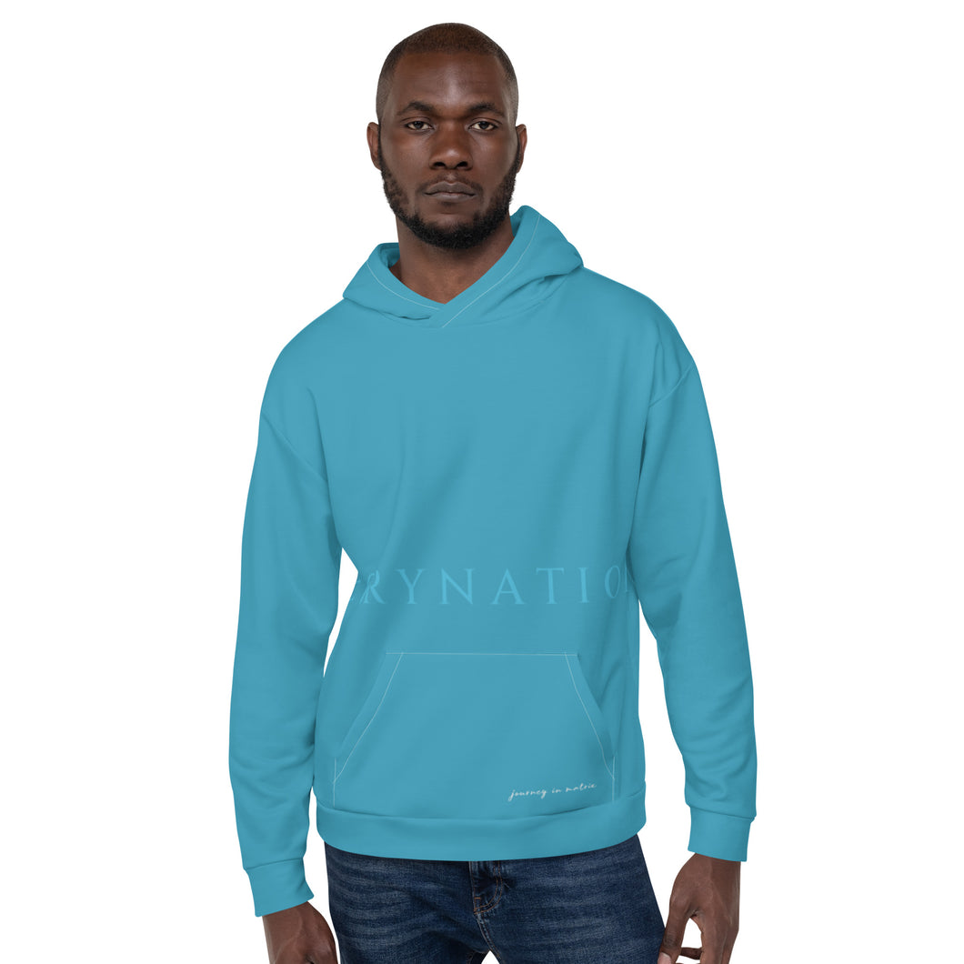 FORYNATION BASICS: BLUE UNISEX HOODIE