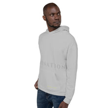 Load image into Gallery viewer, FORYNATION BASICS: SILVER UNISEX HOODIE
