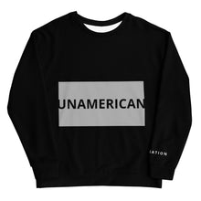 Load image into Gallery viewer, FN UNAMERICAN UNISEX: Signature Sweatshirt (black/silver)
