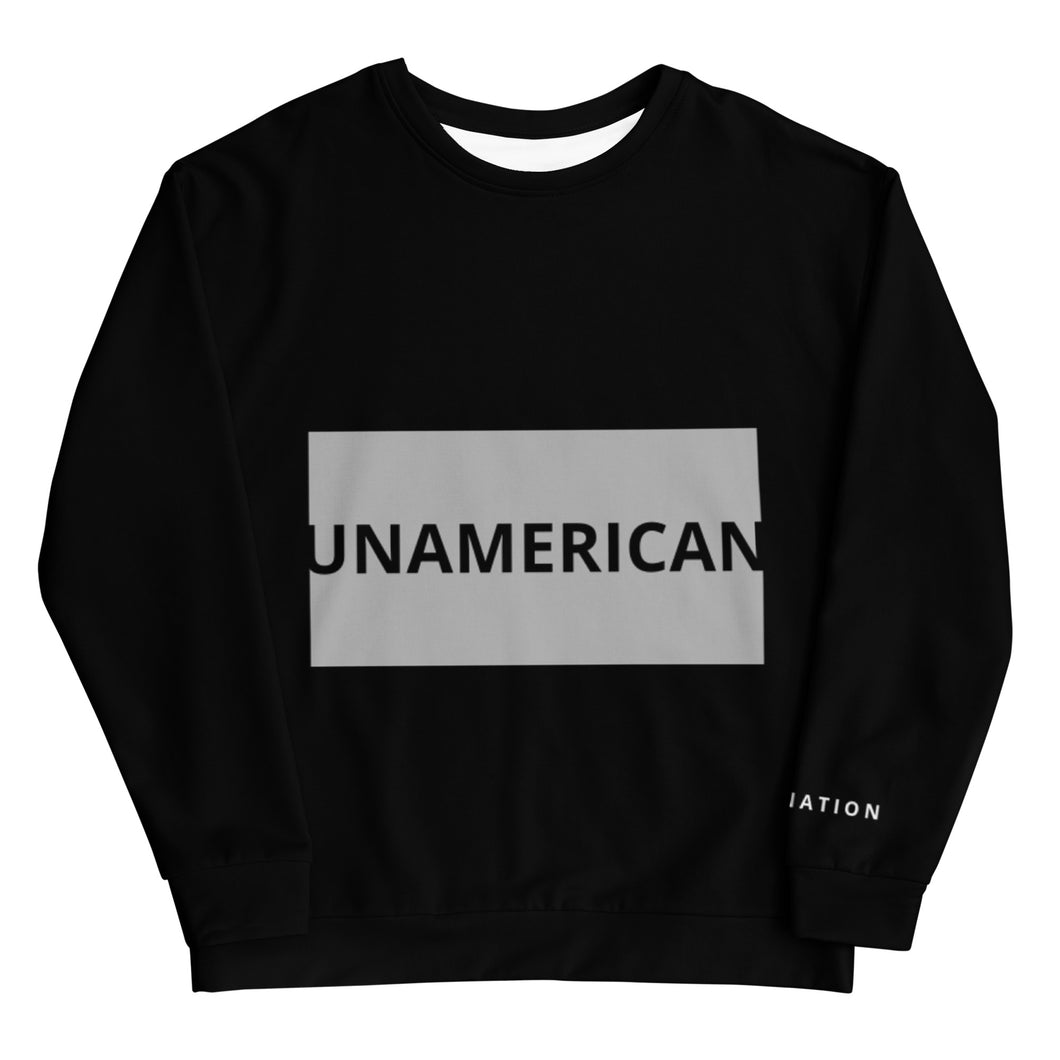 FN UNAMERICAN UNISEX: Signature Sweatshirt (black/silver)