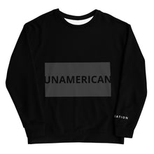 Load image into Gallery viewer, FN UNAMERICAN UNISEX: Signature Sweatshirt (black/eclipse)
