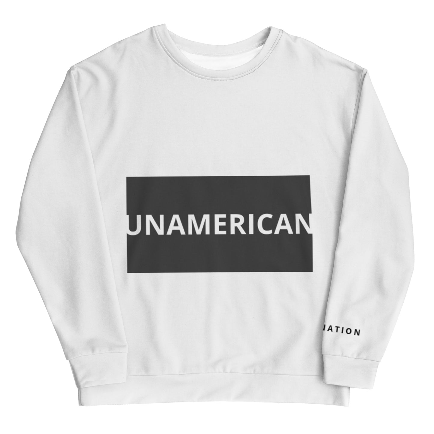 FN UNAMERICAN UNISEX: LAX Sweatshirt (white/eclipse)