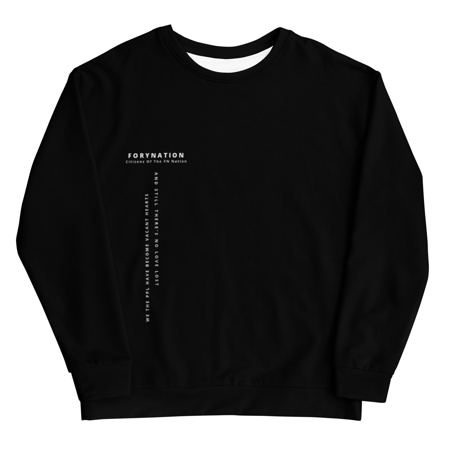 FN BASICS UNISEX: Citizens Sweatshirt (black)