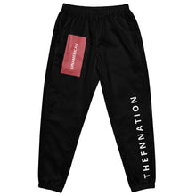 Load image into Gallery viewer, FN UNAMERICAN UNISEX: Track Pants (black/mandy)
