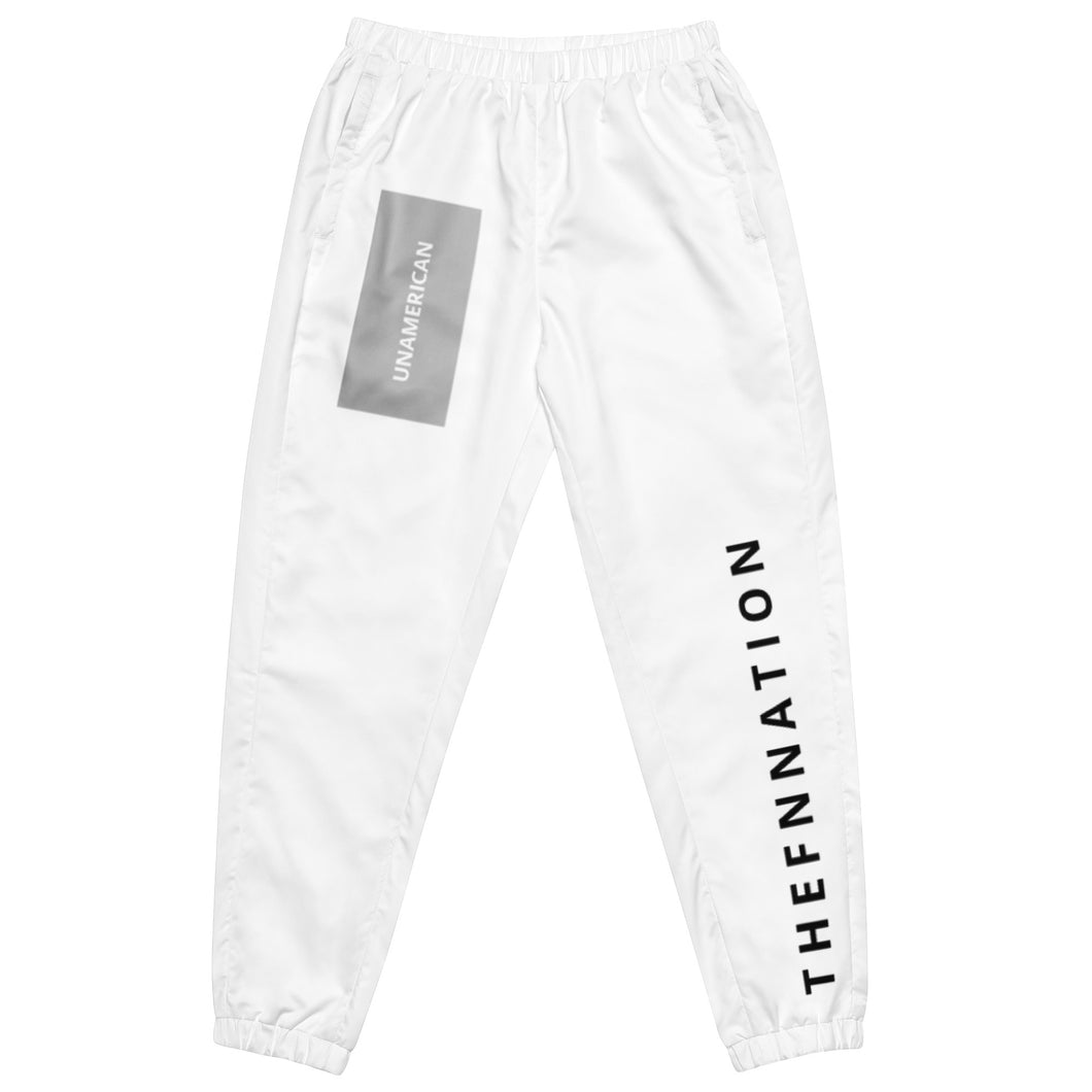 FN UNAMERICAN UNISEX: Track Pants (white/silver)