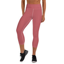 Load image into Gallery viewer, FORYNATION- UNAMERICAN: Red Flag Yoga Capri Leggings
