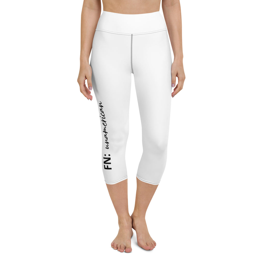 FORYNATION- UNAMERICAN WOMEN'S: W/B YOGA CAPRI LEGGINGS