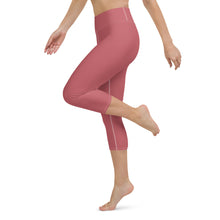 Load image into Gallery viewer, FORYNATION- UNAMERICAN: Red Flag Yoga Capri Leggings

