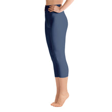 Load image into Gallery viewer, FORYNATION- UNAMERICAN: Blues Yoga Capri Leggings
