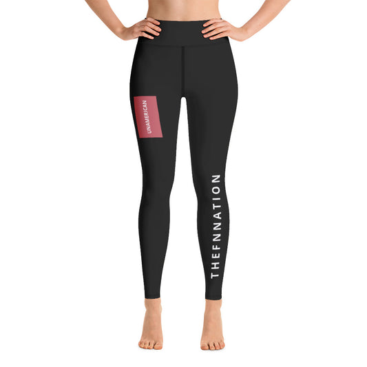 FN UNAMERICAN WOMEN'S: LAX Leggings (black/mandy)