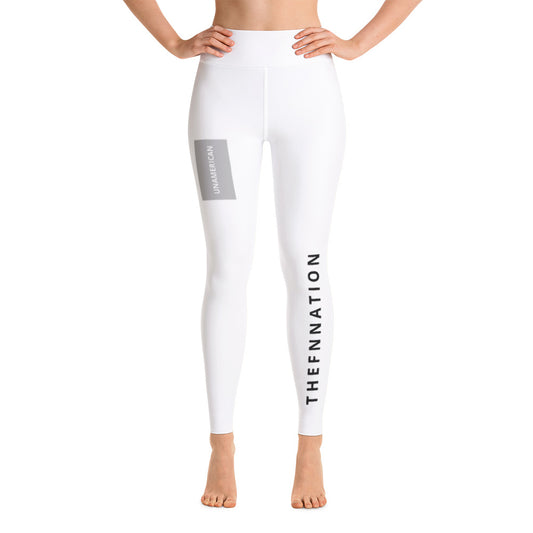 FN UNAMERICAN WOMEN'S: LAX Leggings (white/silver)