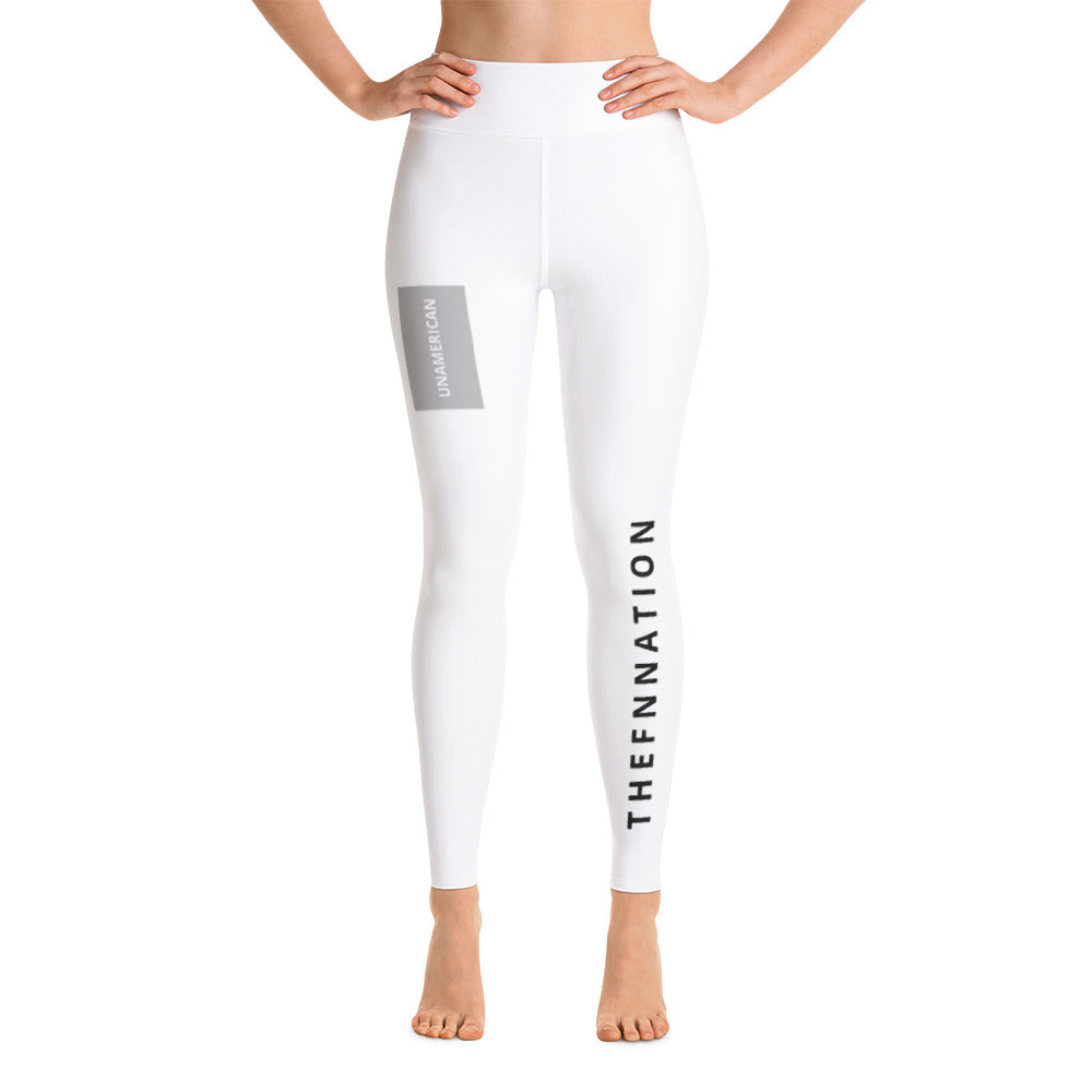 FN UNAMERICAN WOMEN'S: Signature Leggings (white/silver)