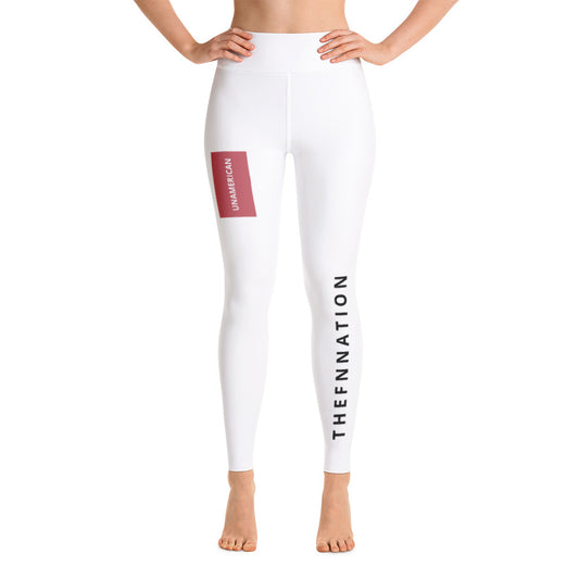 FN UNAMERICAN WOMEN'S: LAX Leggings (white/mandy)