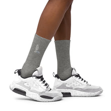 Load image into Gallery viewer, FORYNATION- UNAMERICAN GREY ASTRO EMBROIDERED SOCKS
