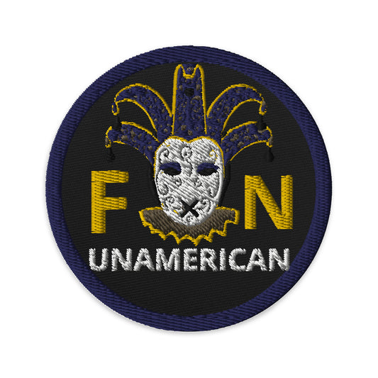 FN ACCESSORIES: Pseudo Round Embroidered Patch