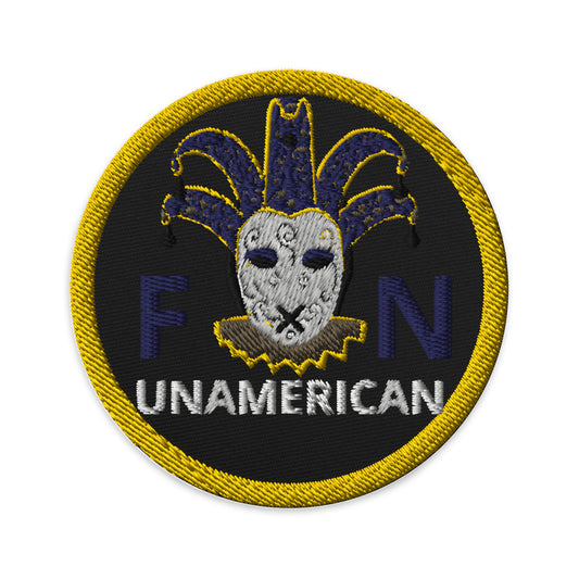 FN ACCESSORIES: Pseudo Round Embroidered Patch