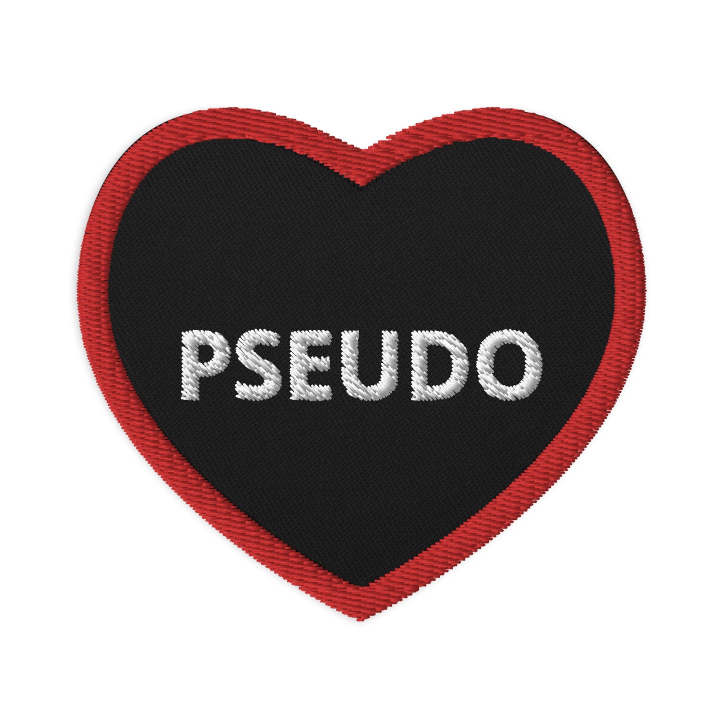 FN ACCESSORIES: Pseudo Heart Embroidered Patch