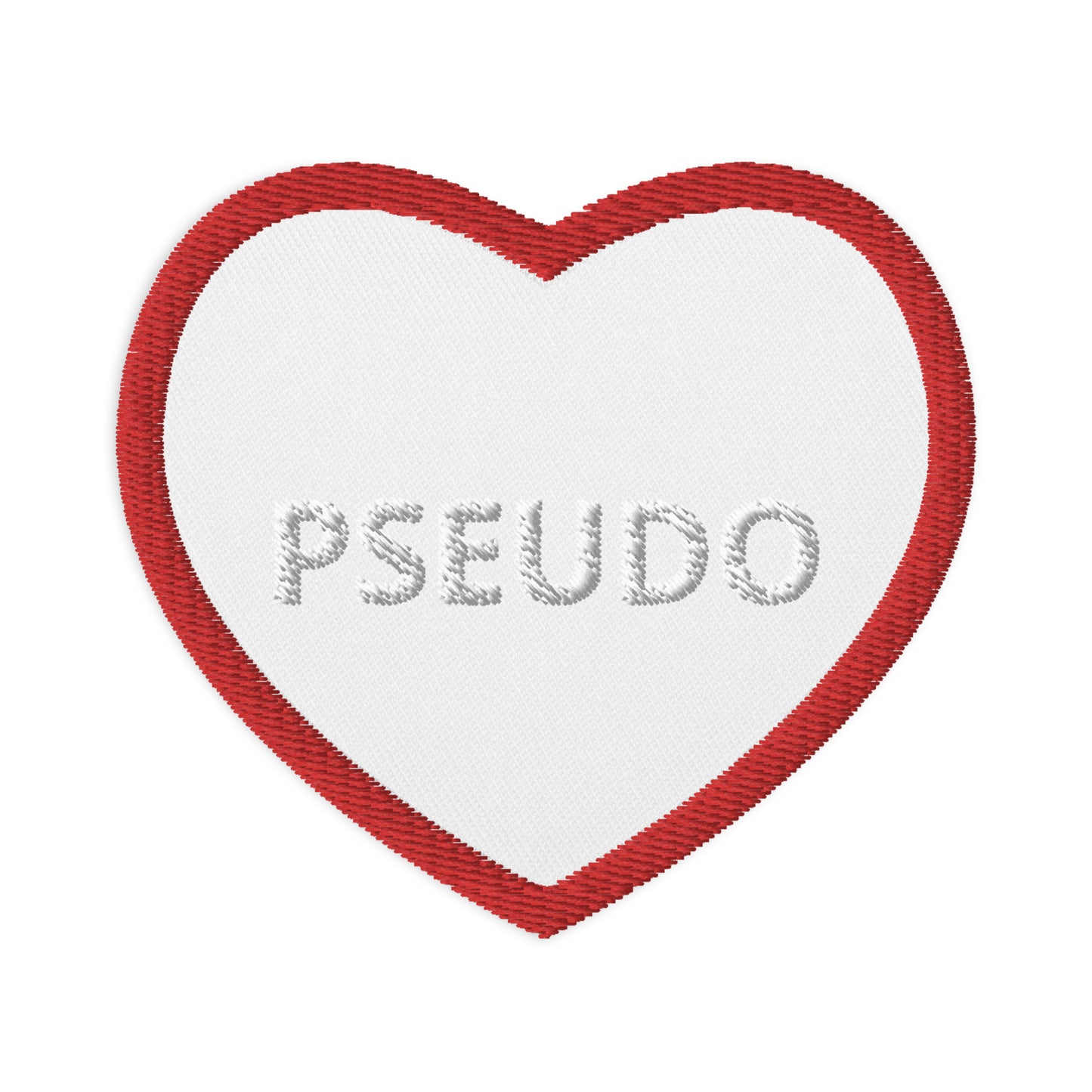FN ACCESSORIES: Pseudo Heart Embroidered Patch